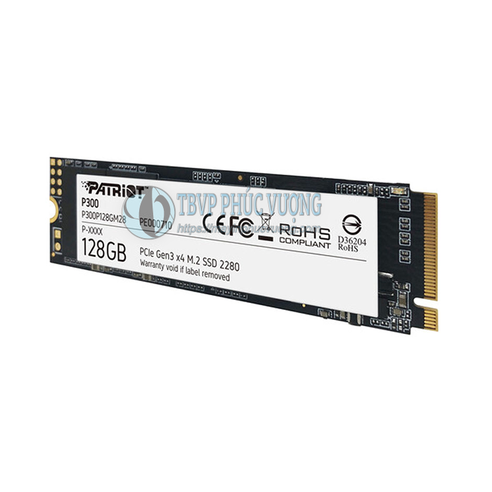 SSD-M-2-PCIe-128G-PATRIOT-P300-NVMe-Gen3x4