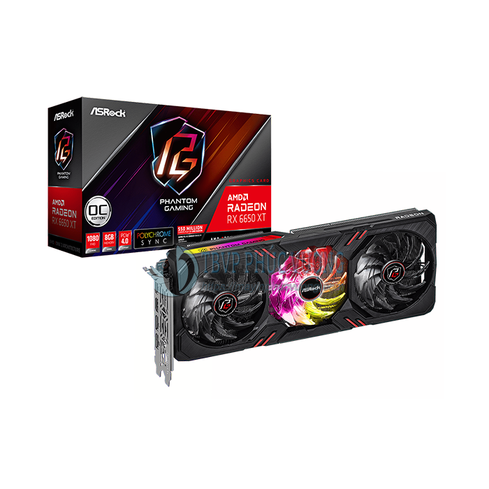VGA-ASROCK-RX-6550-XT-PHANTOM-GAMING-8GB