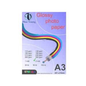 Giay In Anh 2 Mat A3