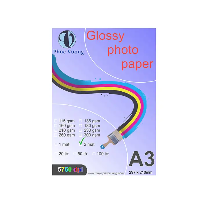 Giay In Anh 2 Mat A3